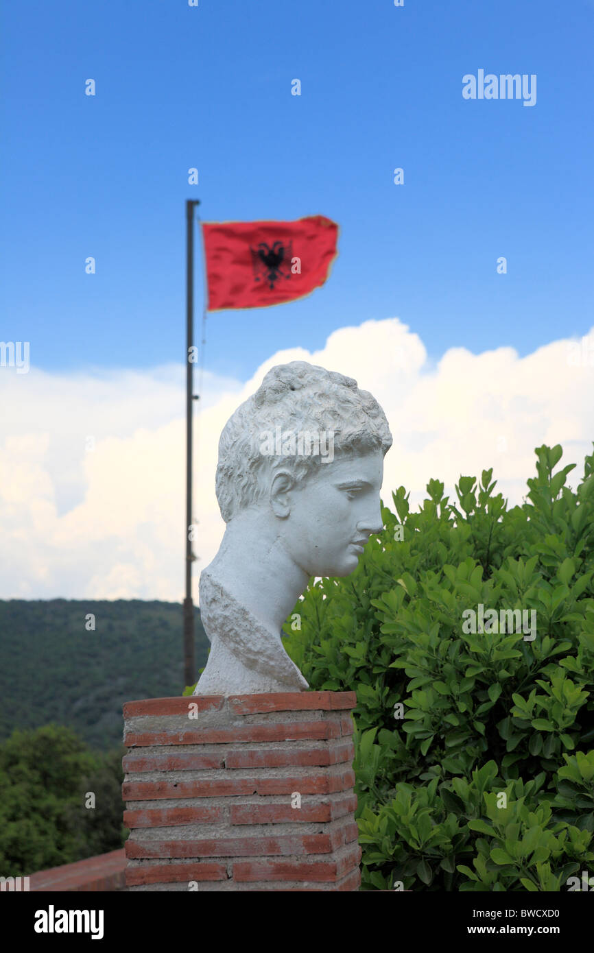 Fahne albanien flag albania Banque de photographies et d’images à haute ...