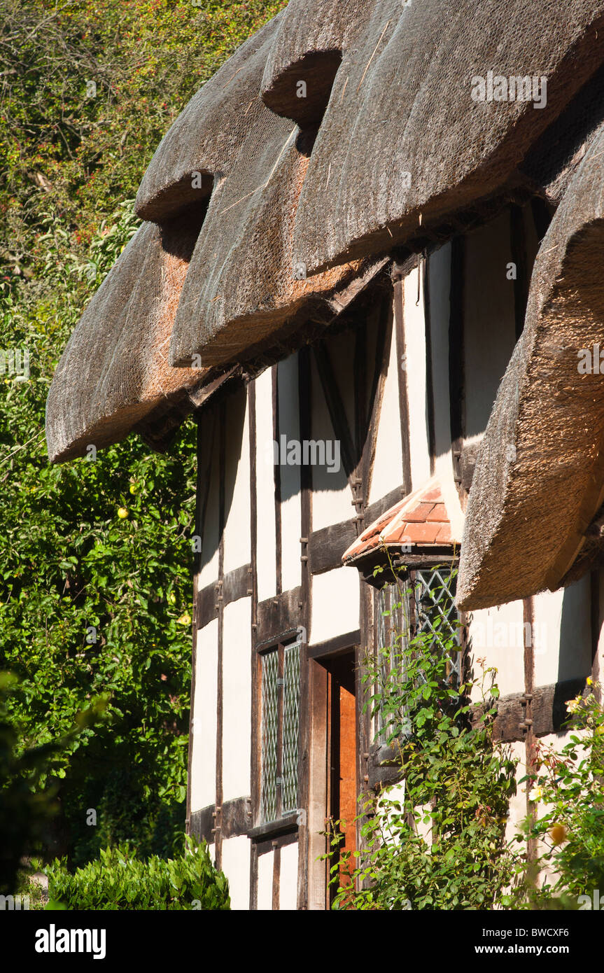Anne Hathaway's Cottage home, épouse de William Shakespeare à Stratford upon Avon, Warwickshire. UK. Banque D'Images