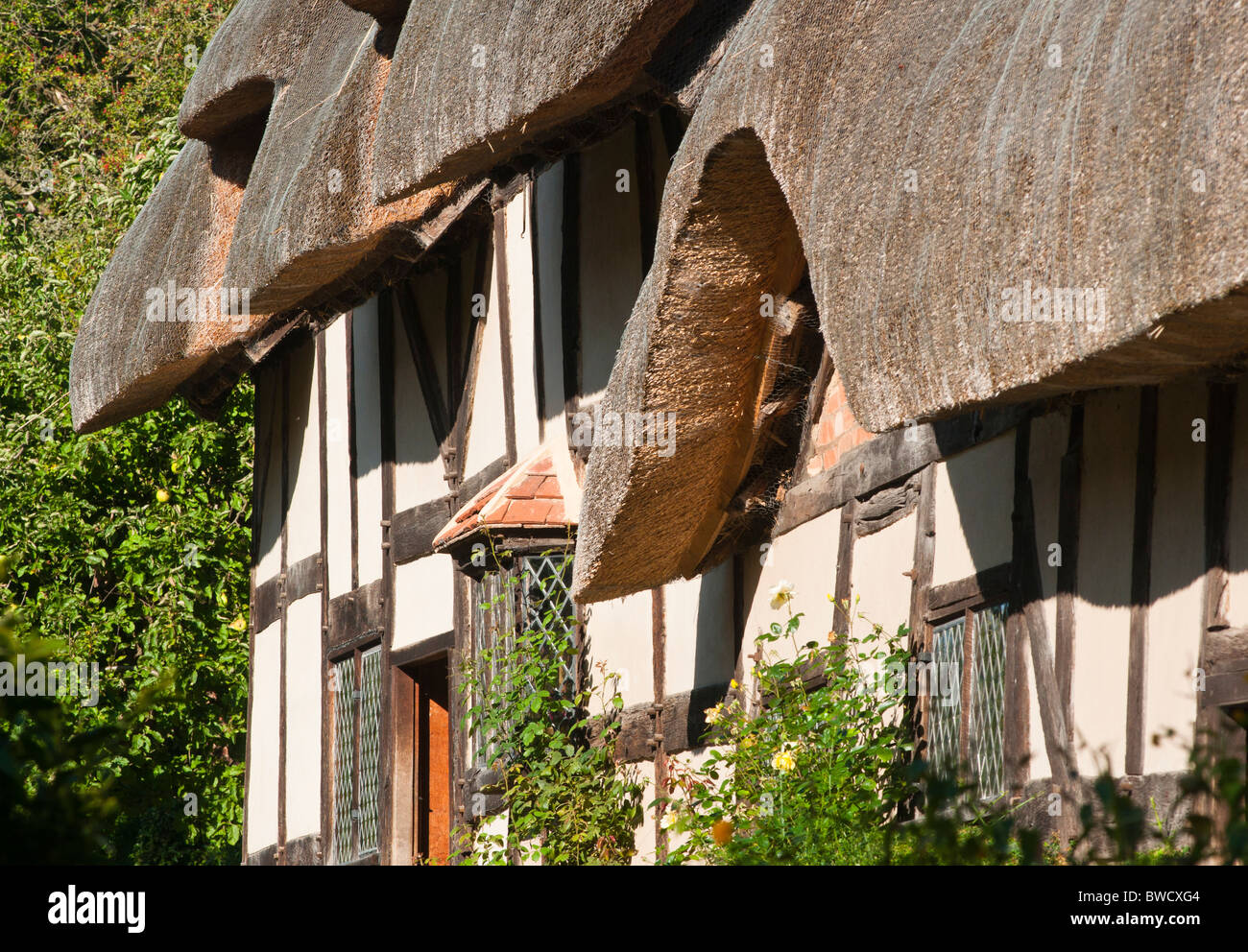 Anne Hathaway's Cottage home, épouse de William Shakespeare à Stratford upon Avon, Warwickshire. UK Banque D'Images