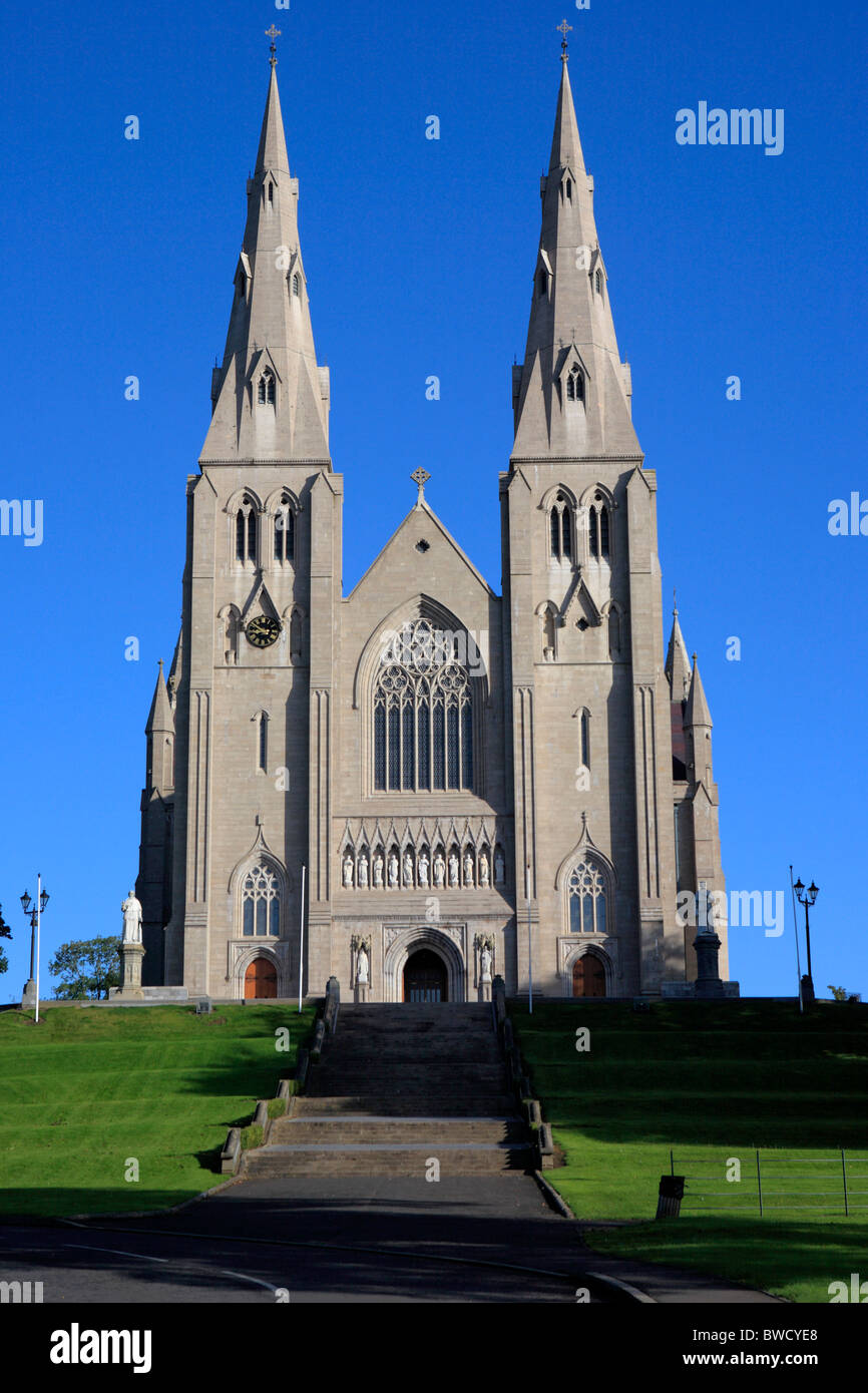 Cathédrale Catholique Saint-patrick (1840-1904), Armagh, en Irlande du Nord Banque D'Images