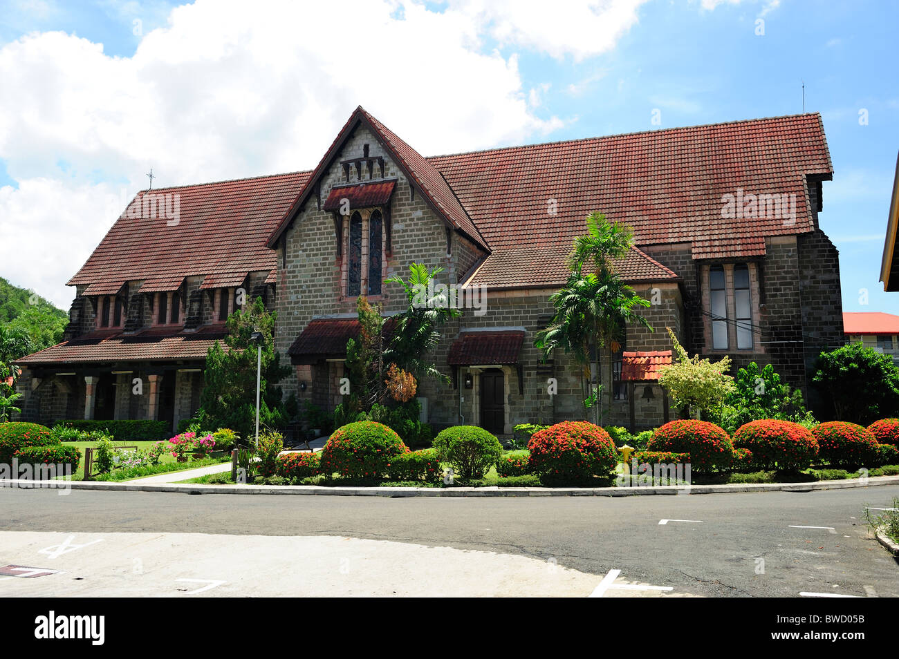 St Michael's Anglican Church, Sandakan dans le nord-est de Sabah Banque D'Images