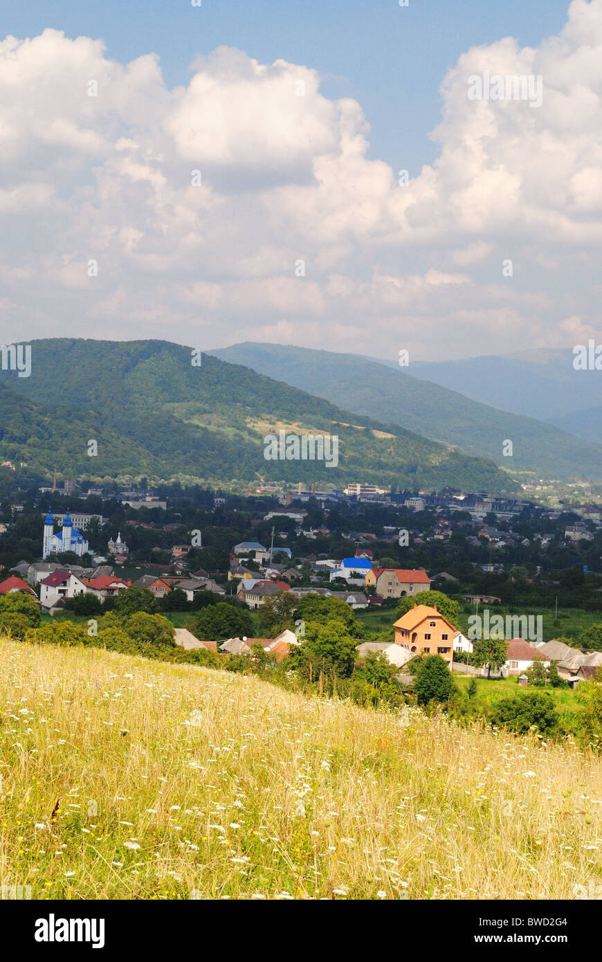 Svaliava, Zakarpattia oblast (province), les Carpates, l'ouest de l'Ukraine, l'Europe de l'Est Banque D'Images