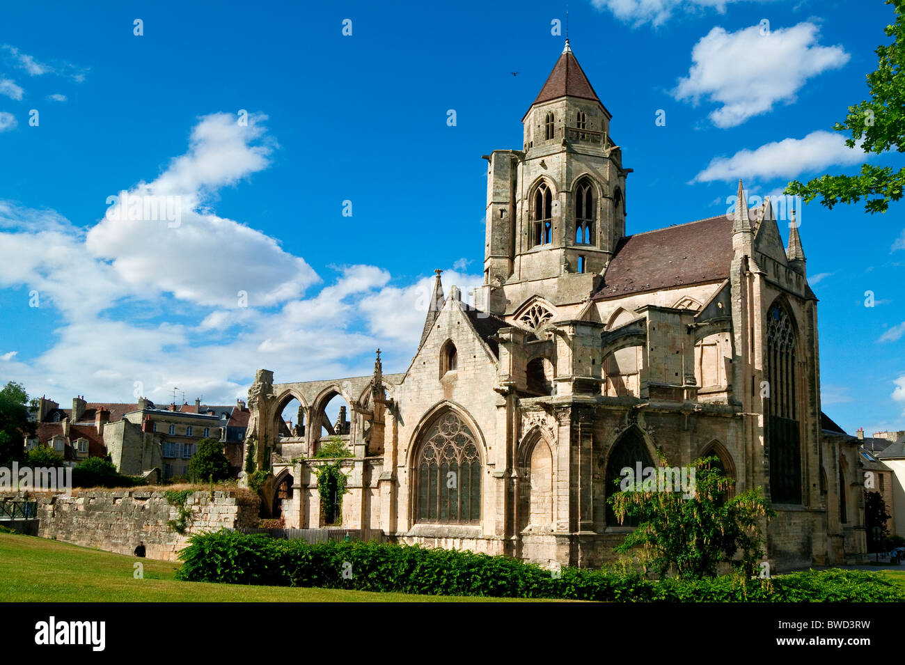 Eglise Saint Etienne Le Vieux, Caen, Calvados, Basse-Normandie, France Banque D'Images