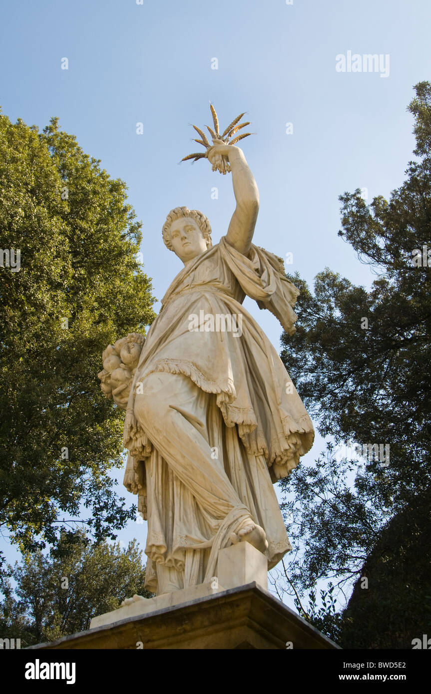 Statue dell'abbondanza par Pietro Tacca Banque D'Images