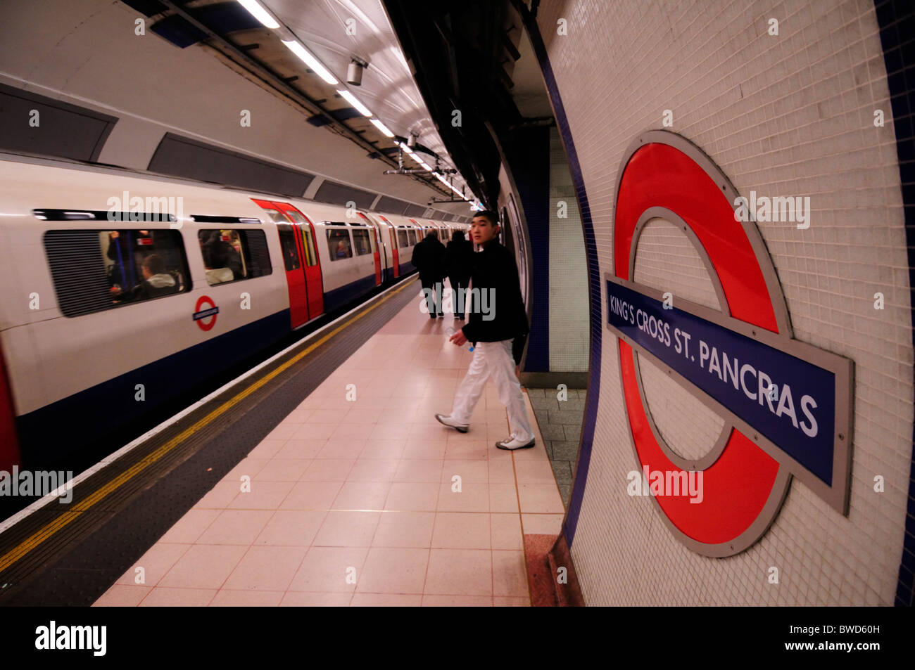 Kings Cross St Pancras Underground Tube Station, London, England, UK