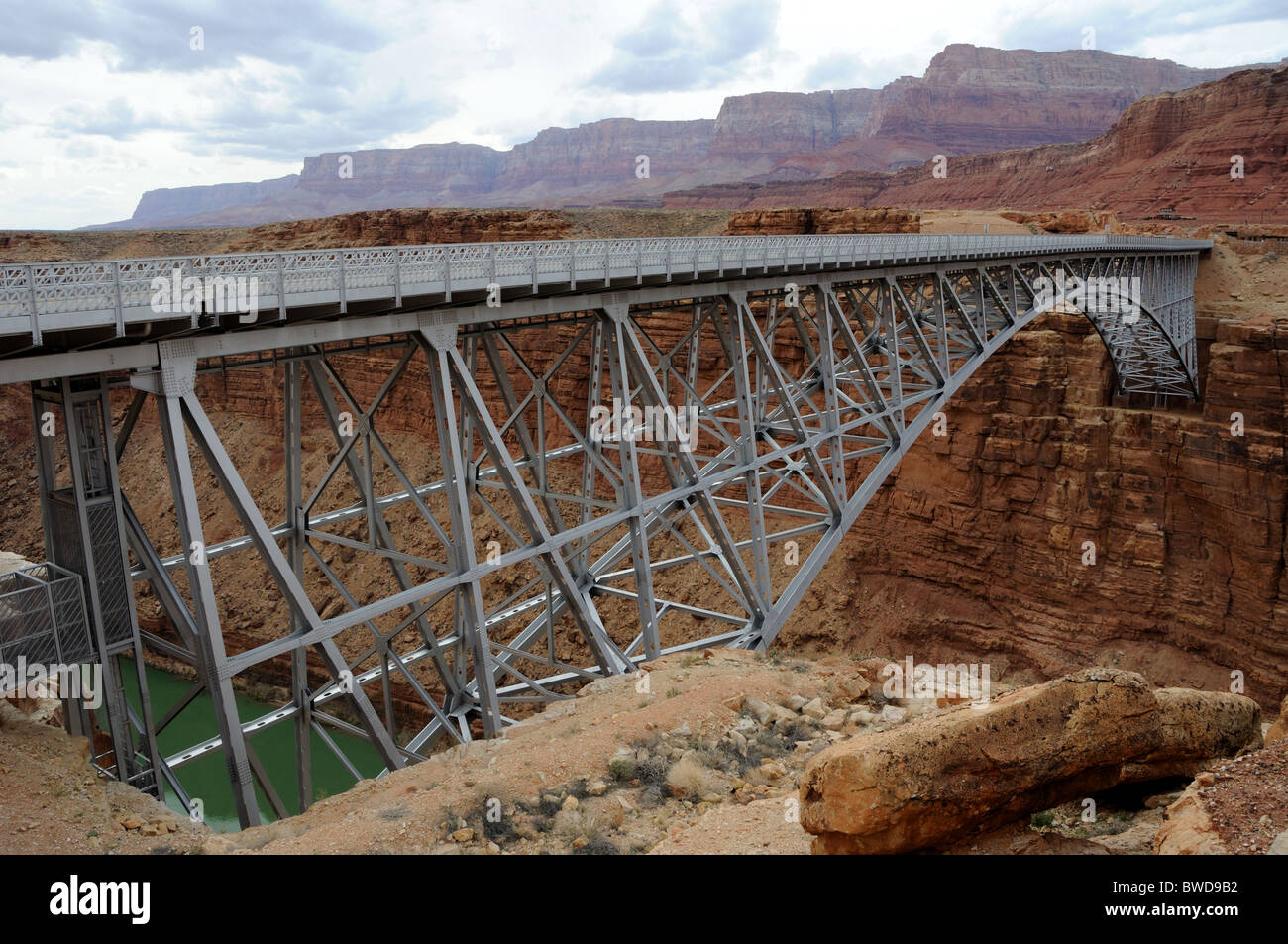 Pont sur Navajo Canyon Marble Banque D'Images