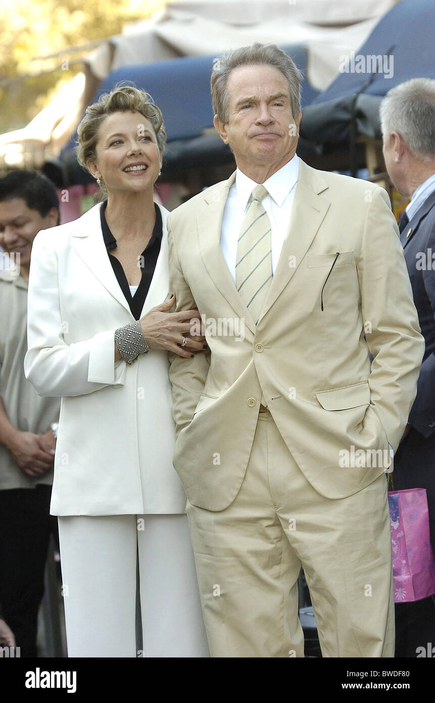 Étoile sur le Hollywood Walk of Fame pour Annette Bening Banque D'Images