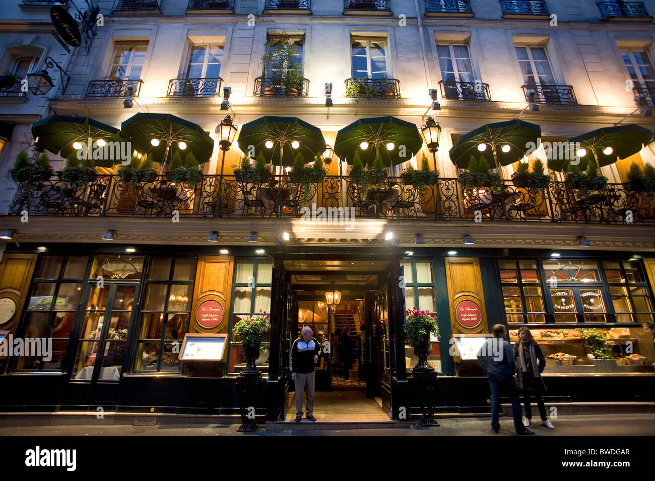 Le Procope restaurant, Paris Banque D'Images