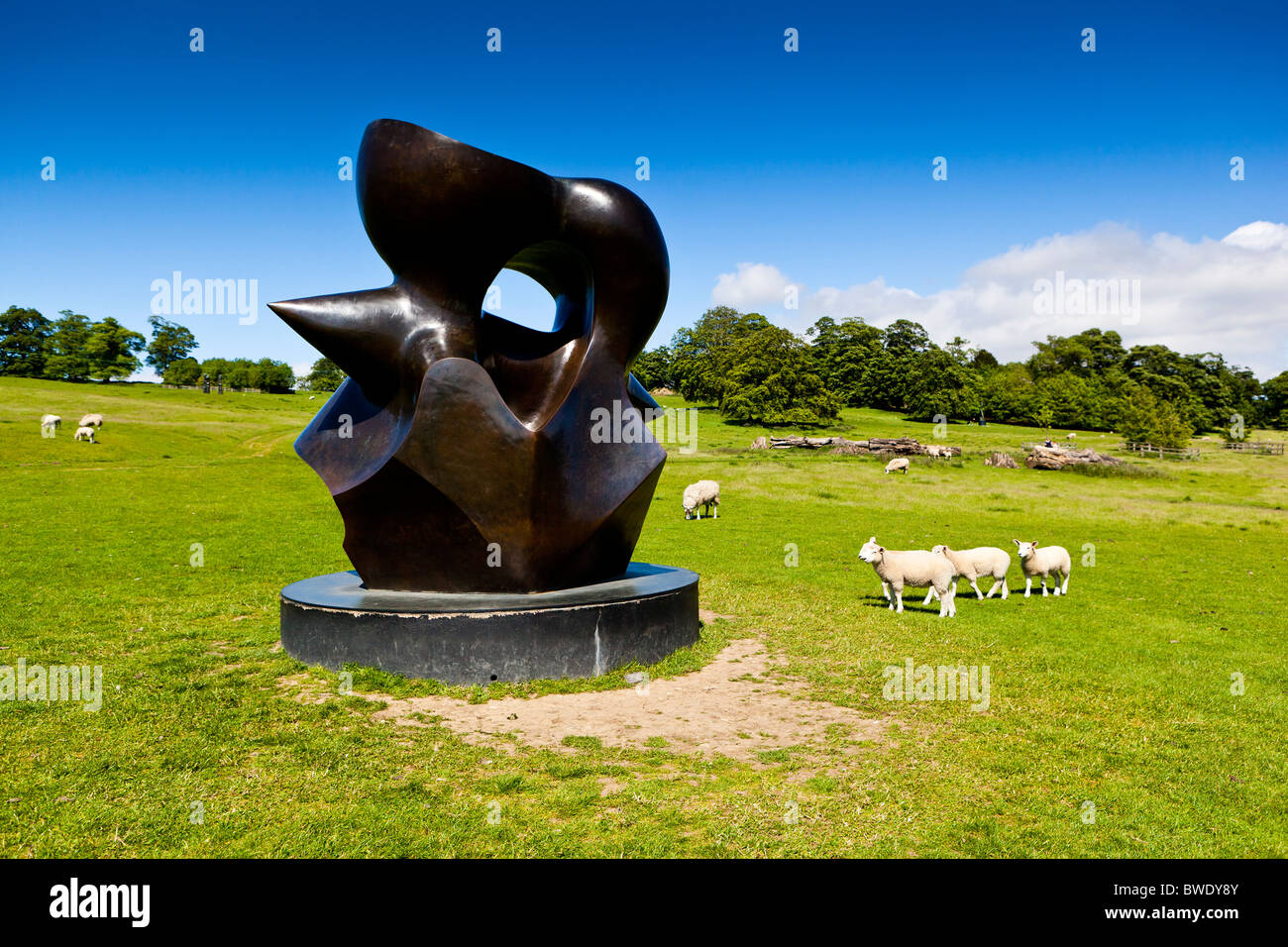 Henry Moore Grand morceau de fusée Banque D'Images