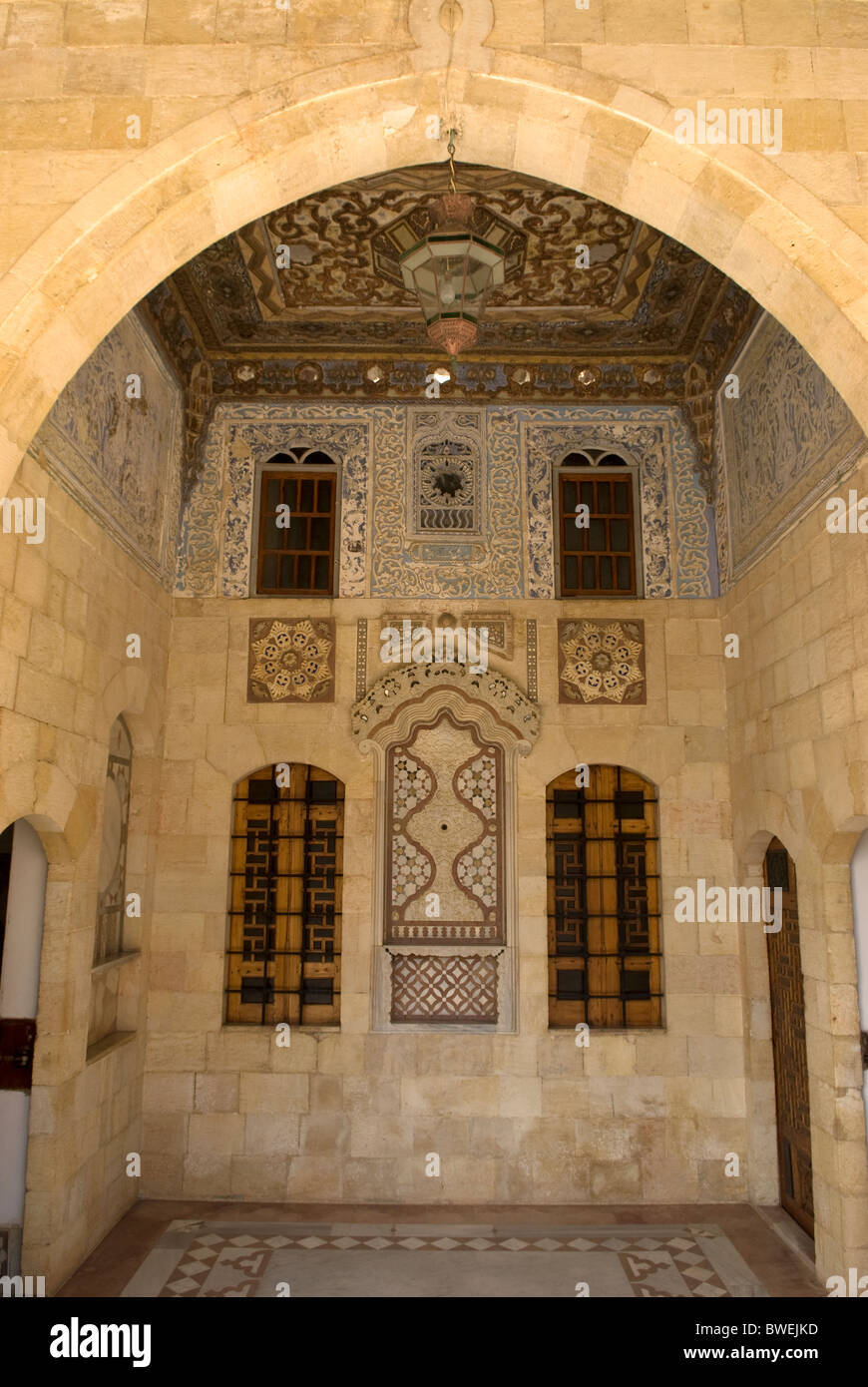 Le Palais de Beiteddine, Beiteddine, Chouf, Liban. Banque D'Images