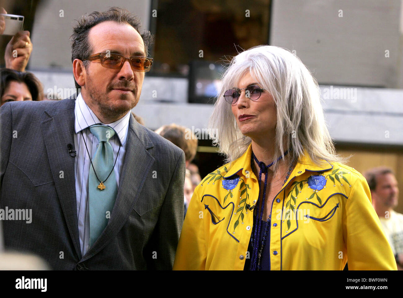 NBC Today Show Concert Series avec Elvis Costello Banque D'Images