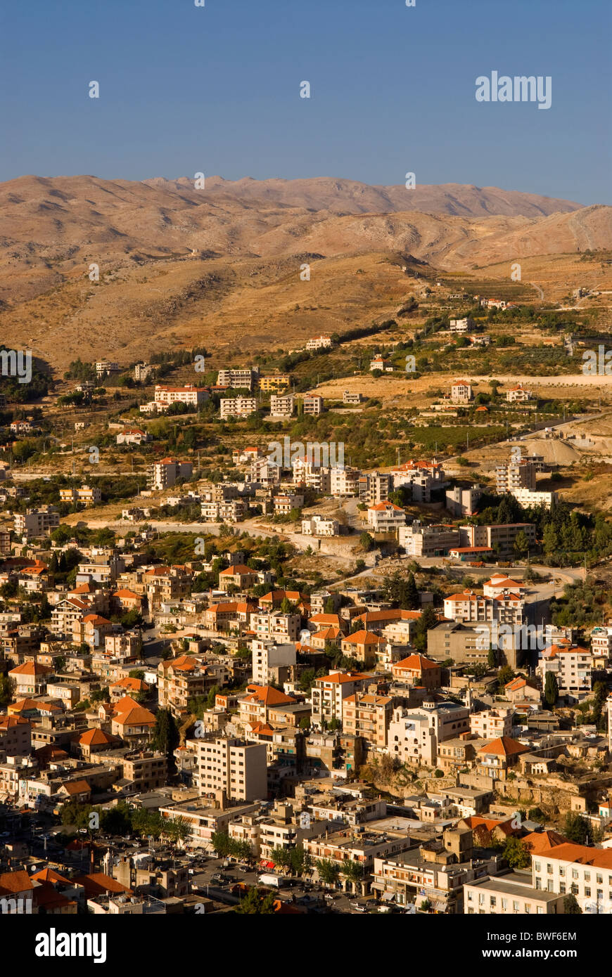 Zahlé, vallée de la Bekaa, au Liban. Banque D'Images