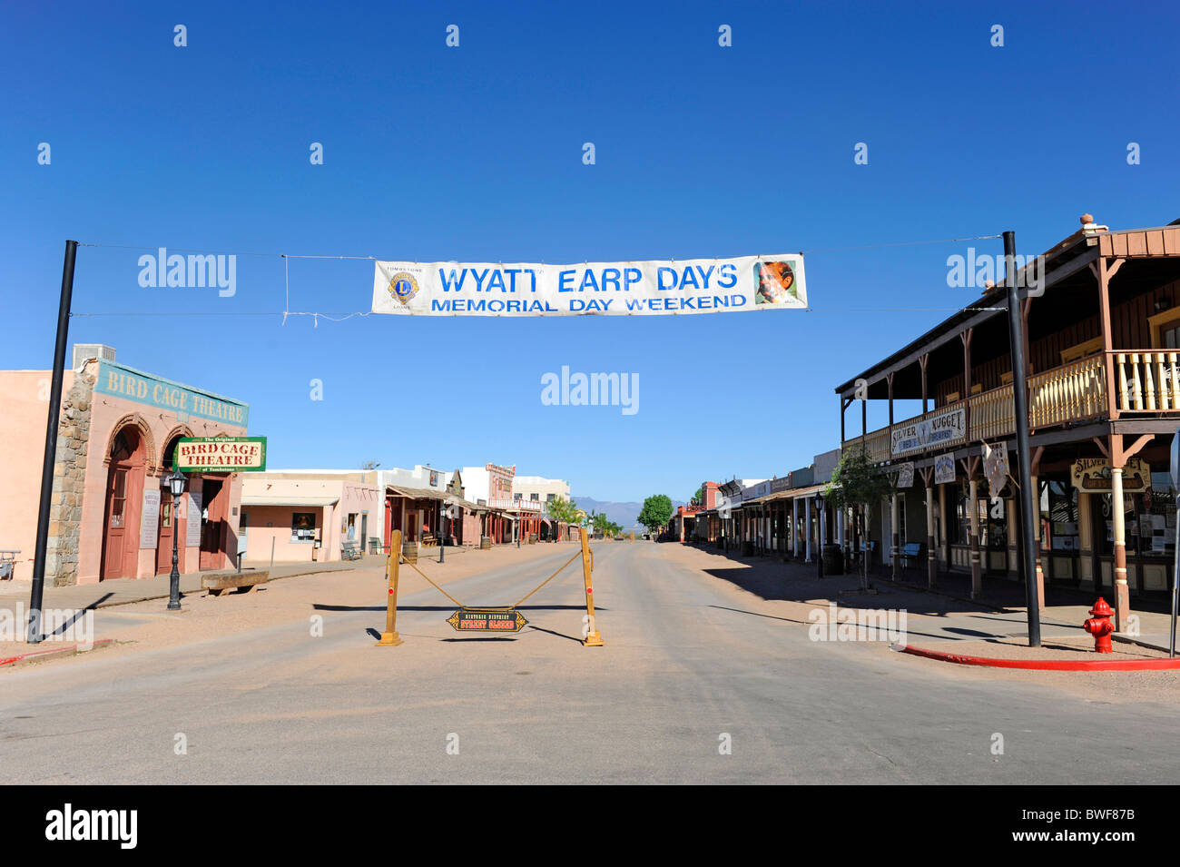 Wyatt Earp Jours Arizona Tombstone Banque D'Images