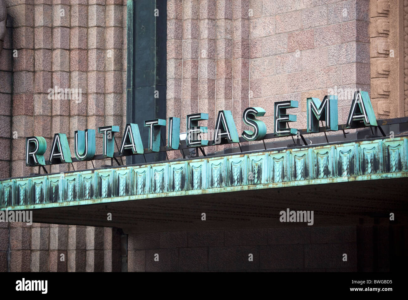 Rautatieasema Gare Helsinki Finlande Banque D'Images