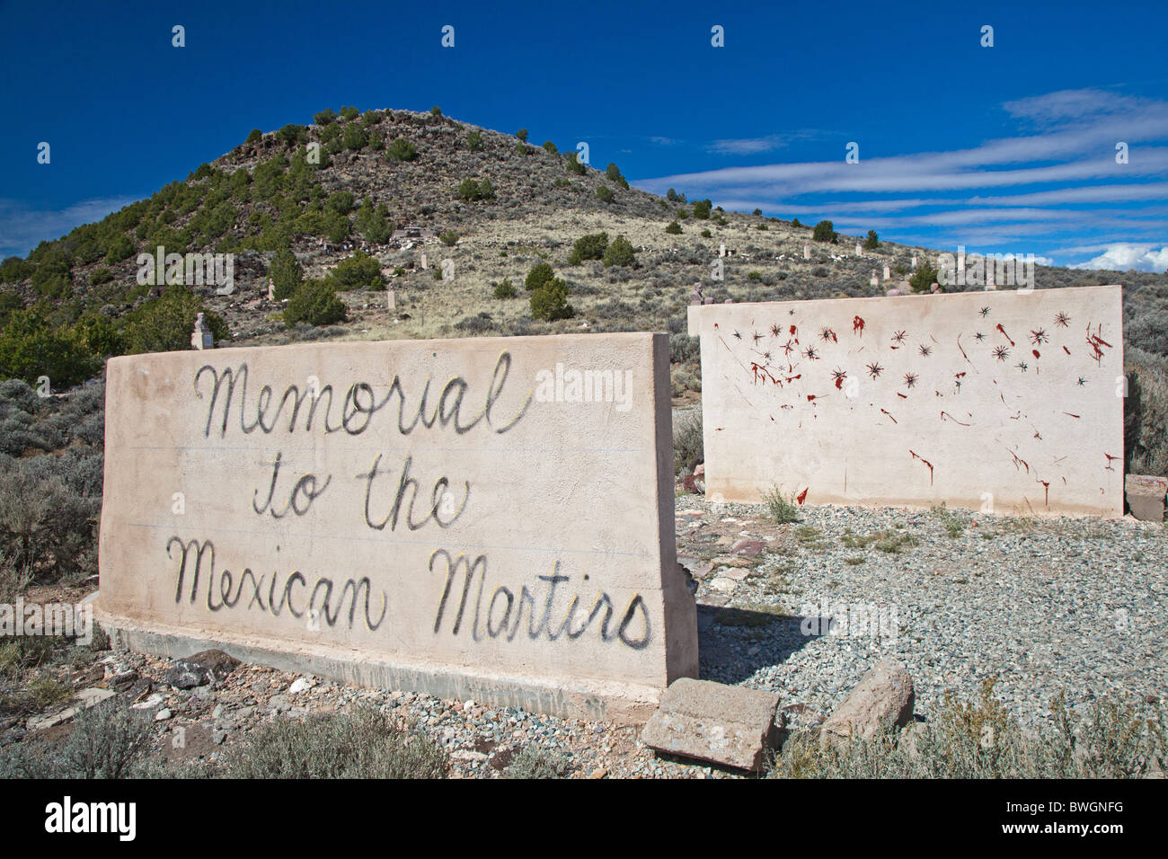 Mémorial à martyrisés prêtres mexicains Banque D'Images