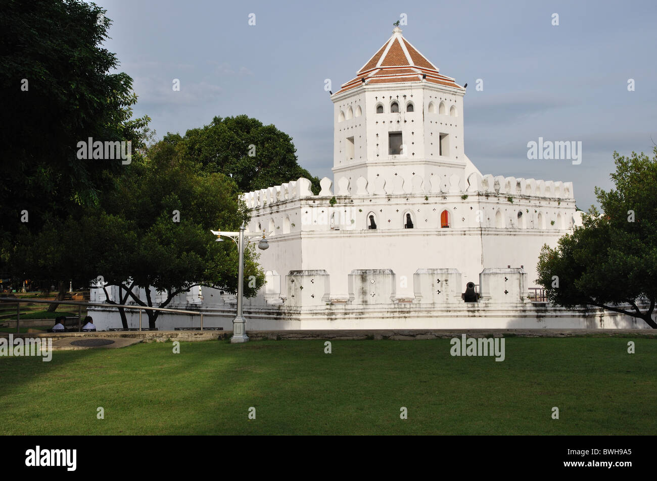 Phra Sumen Fort, Phra Athit, Bangkok, Thaïlande. Banque D'Images