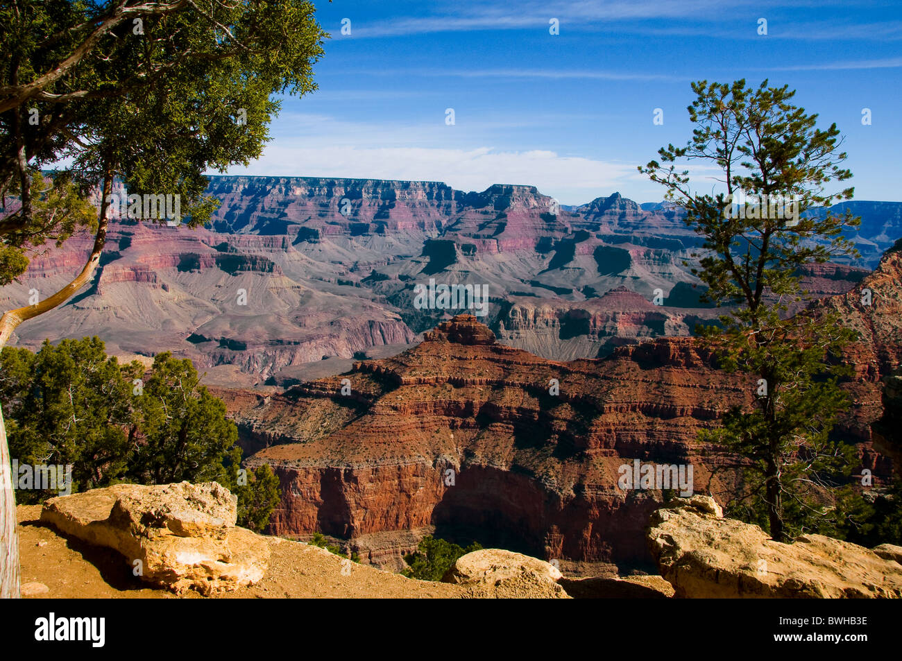 Le Parc National du Grand Canyon en Arizona Banque D'Images