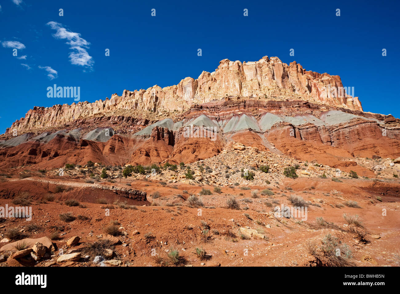 Scenic Drive dans Capitol Reef National Park, Utah, USA Banque D'Images