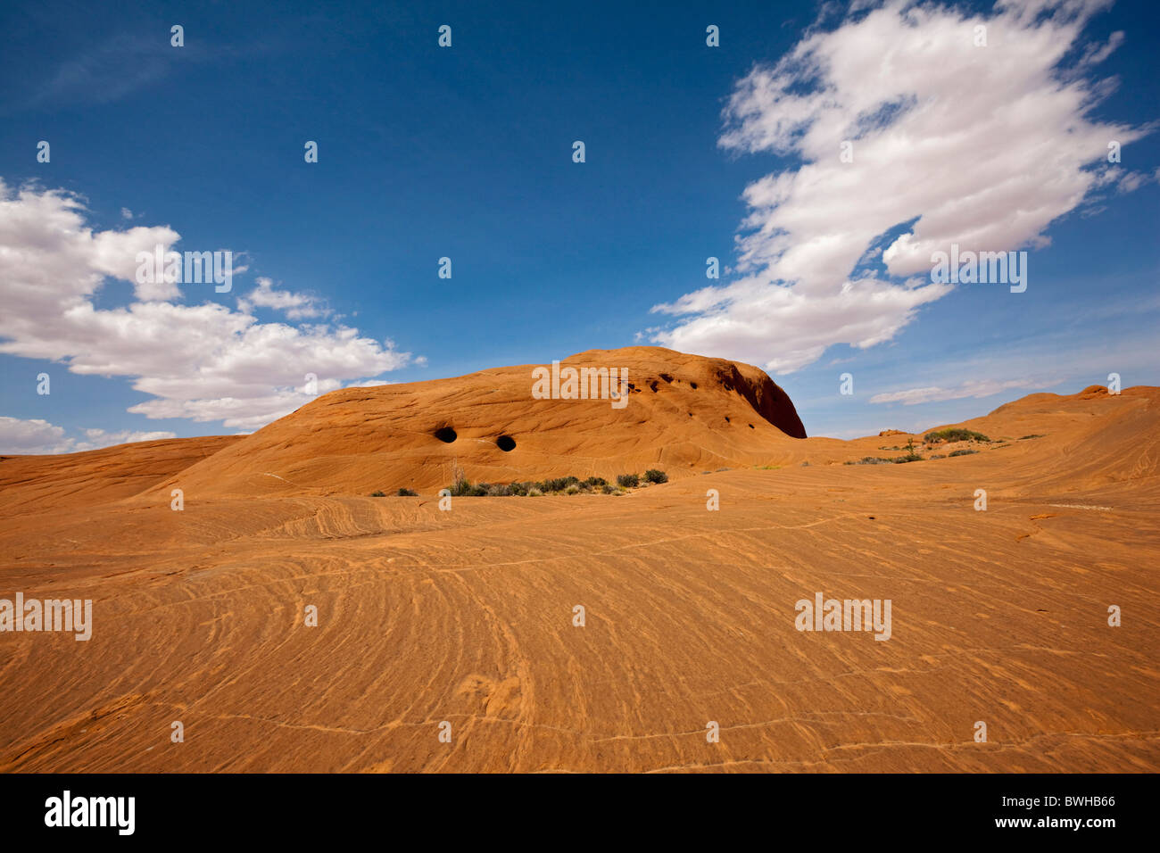 Paysage rocheux à salle de danse rock, trou dans le Rock Road, Grand Staircase-Escalante National Monument, Utah, USA Banque D'Images