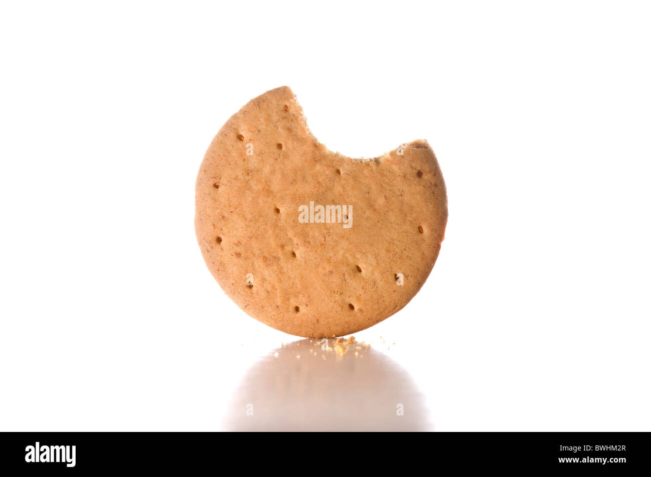 Prend le biscuit avec bouchée Banque D'Images