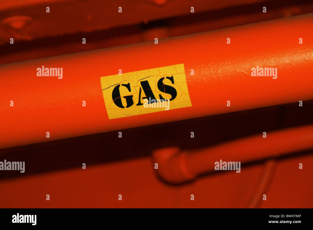 Conduite de gaz gaz gaz Gestion des directions des lignes de tuyaux tuyau gaz raccordement gaz raccordement gaz de ville énergie natu Banque D'Images