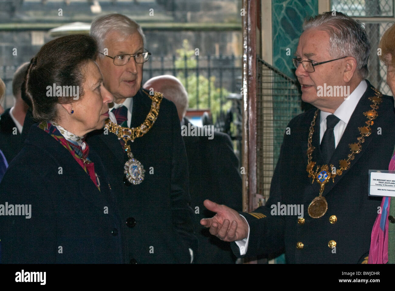 Son Altesse Royale la princesse Anne, assiste à Edimbourg en 2010 Banque D'Images