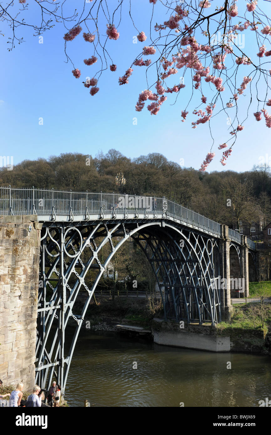 L'Ironbridge, dans le Shropshire England Uk Banque D'Images