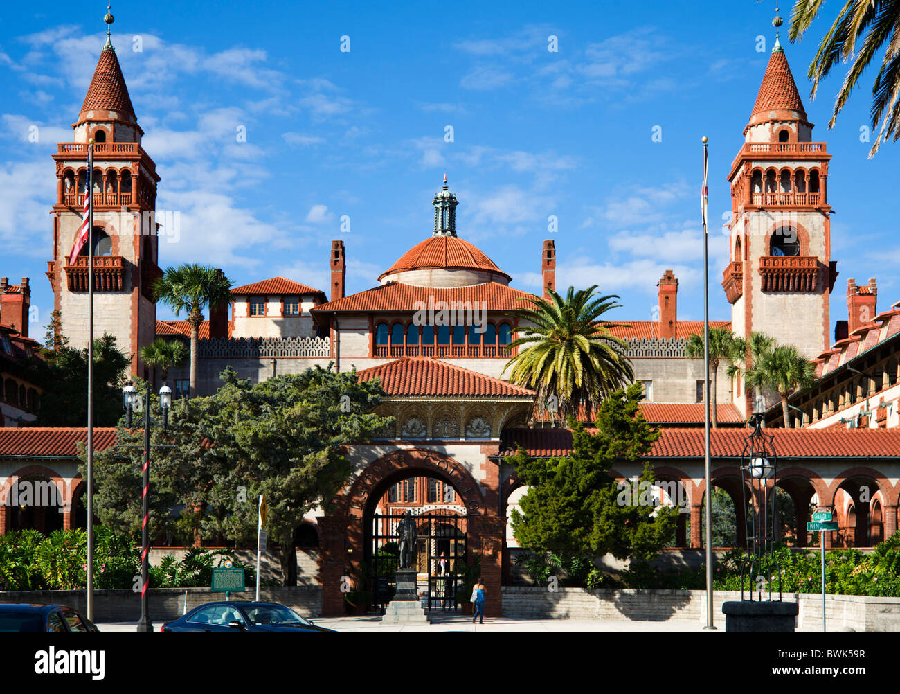 Flagler College, King Street, St Augustine, Floride, USA Banque D'Images