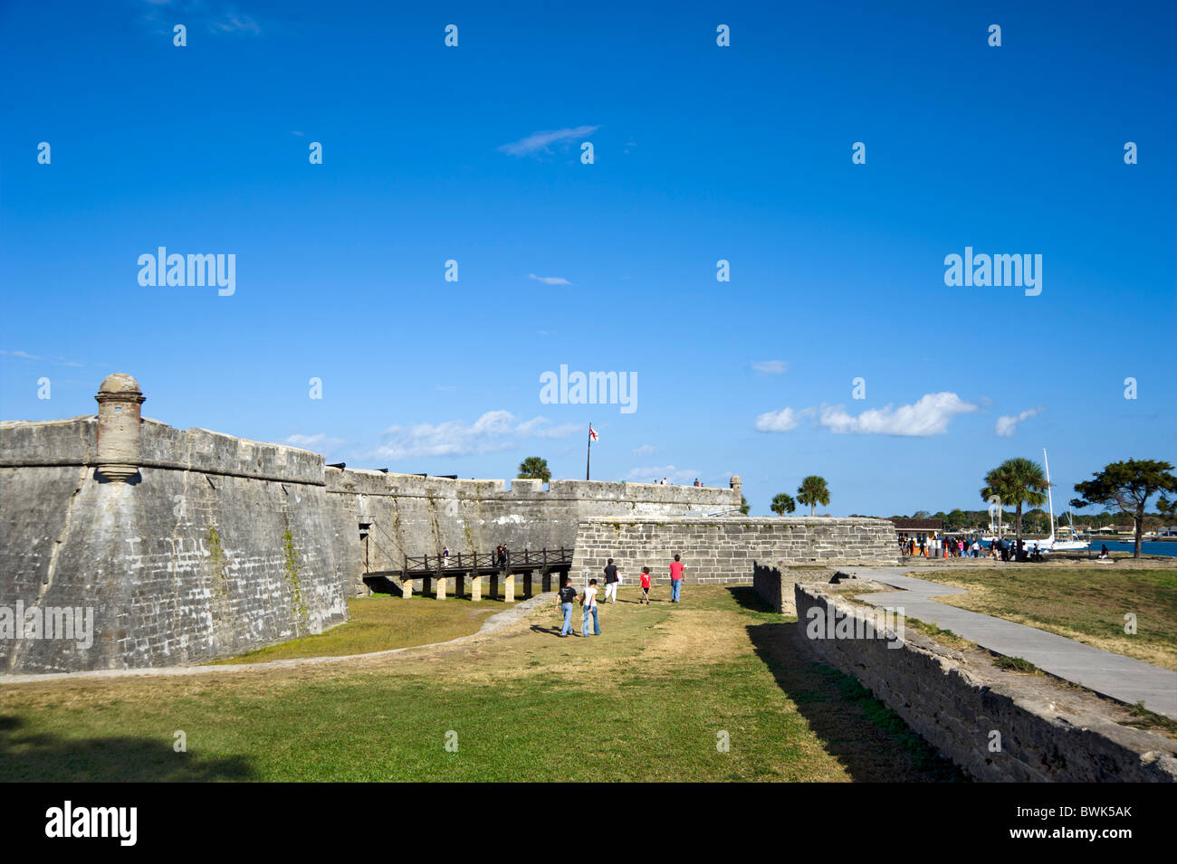 Castillo de San Marcos, St Augustine, Floride, USA Banque D'Images