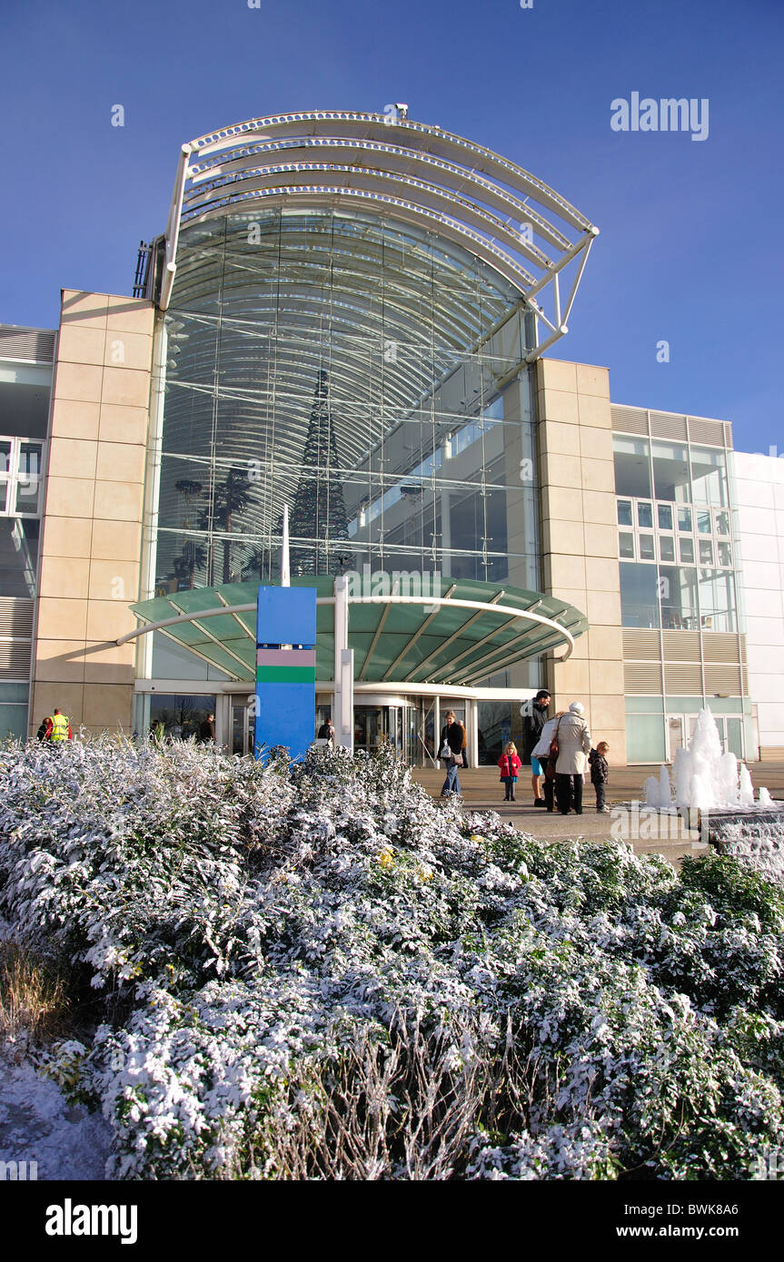 The Mall at Cribbs Causeway à Noël, Bristol, Angleterre, Royaume-Uni Banque D'Images