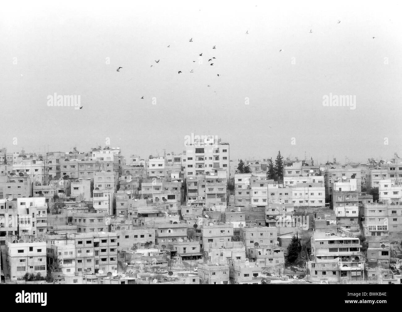 Ville Ville Amman Jordanie capital bâtiment résidentiel s ruines constructions bâtiments Maisons Maisons re Fermer Banque D'Images