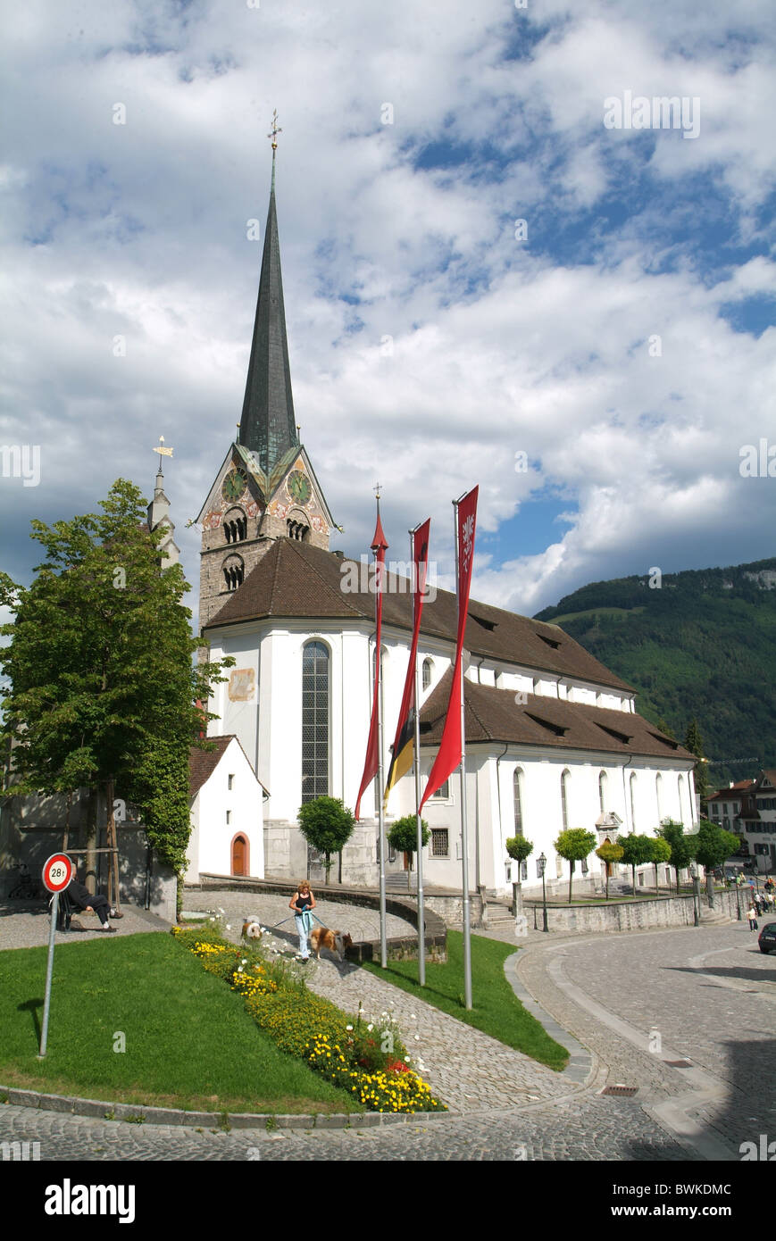 Stans église paroissiale Saint Pierre et Paul Oelberg chapelle canton Suisse Europe Niedwalden S centrale Banque D'Images