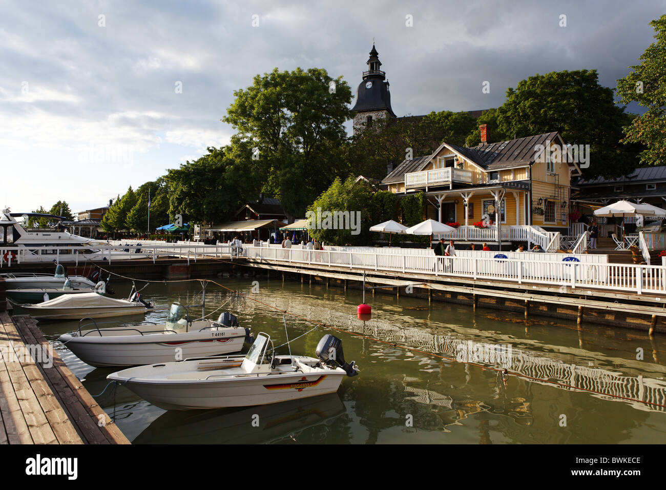 Port de plaisance de Naantali, Finlande Banque D'Images
