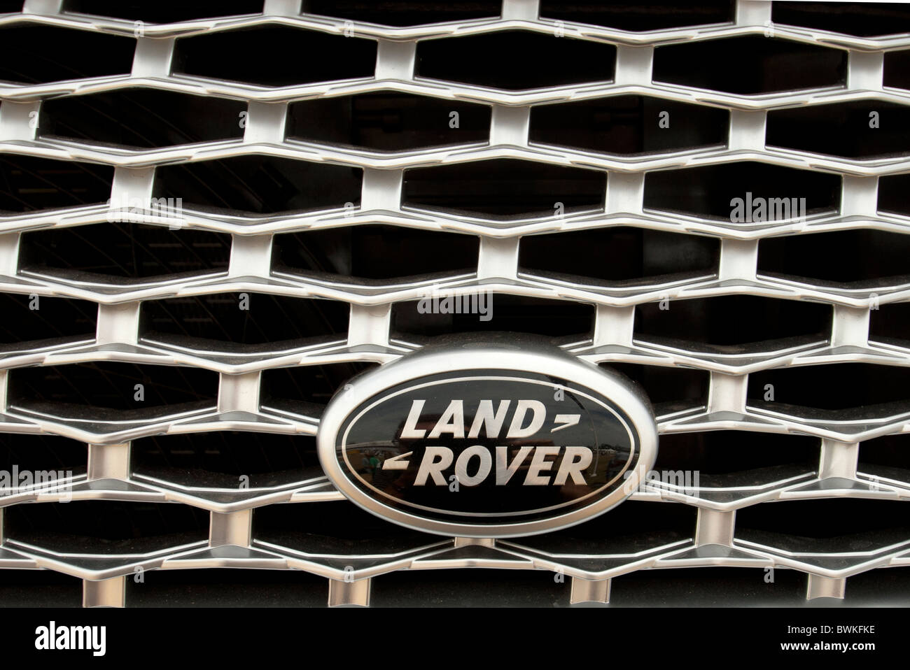 Logo de Land Rover Banque D'Images