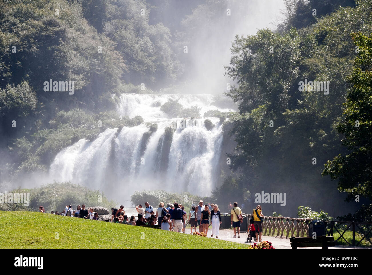 Cascate delle Marmore, Ombrie Banque D'Images