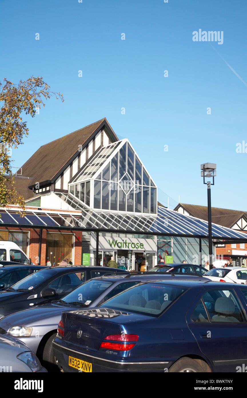 Supermarché Waitrose en Sandbach UK Banque D'Images