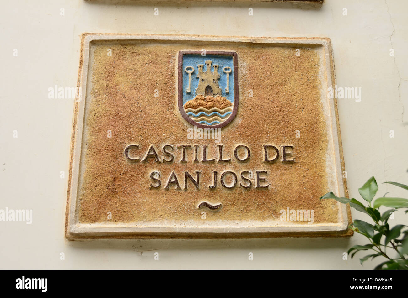 L'Europe, l'espagne, Valence, Province d'Alicante, Guadalest. Historique du 18ème siècle & Orduna Casa Museo Municipal. Banque D'Images