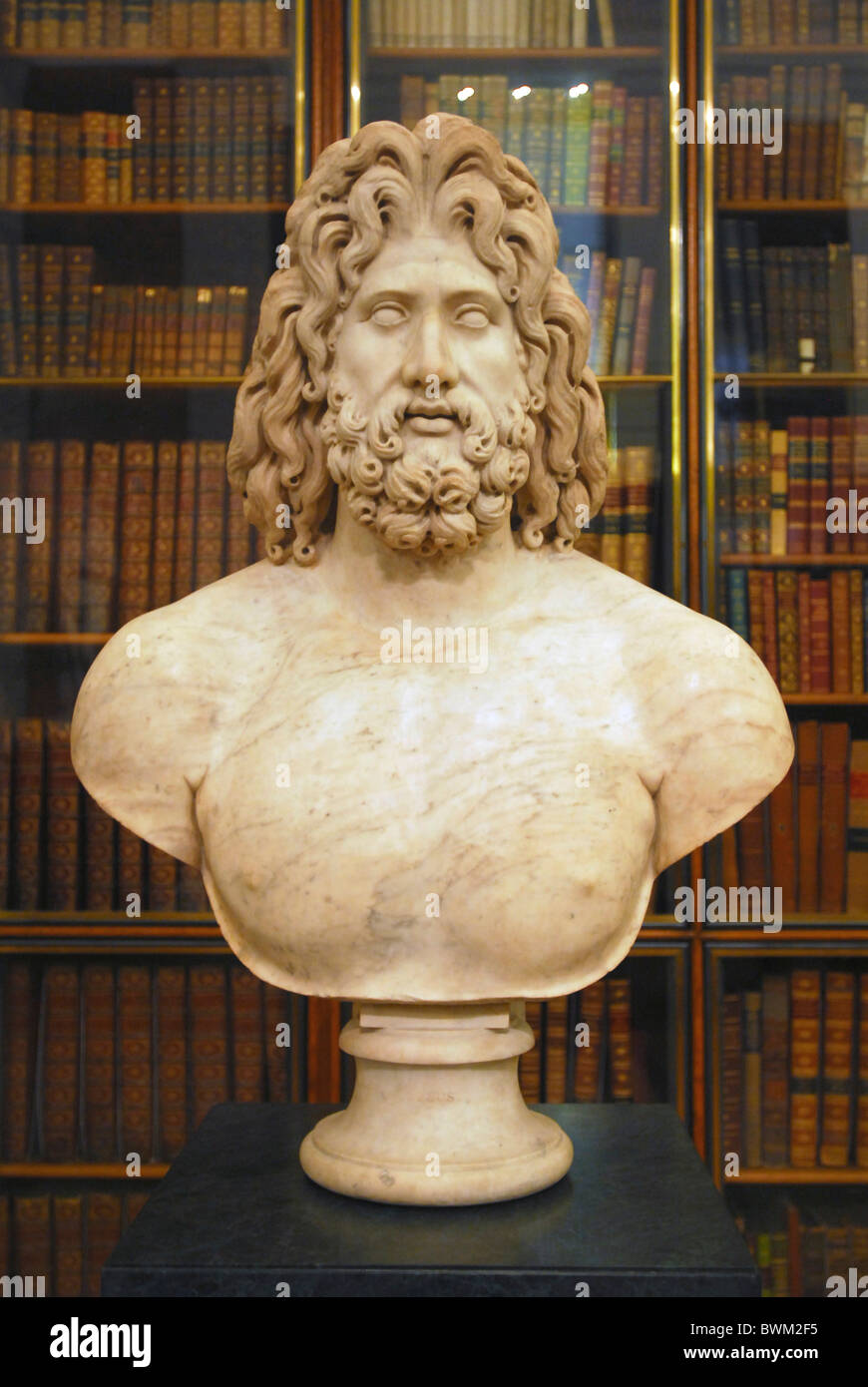 Buste de Zeus Royaume-uni British Museum London Bloomsbury Grande-bretagne Europe Royaume-Uni Angleterre Europe Mytholog Banque D'Images
