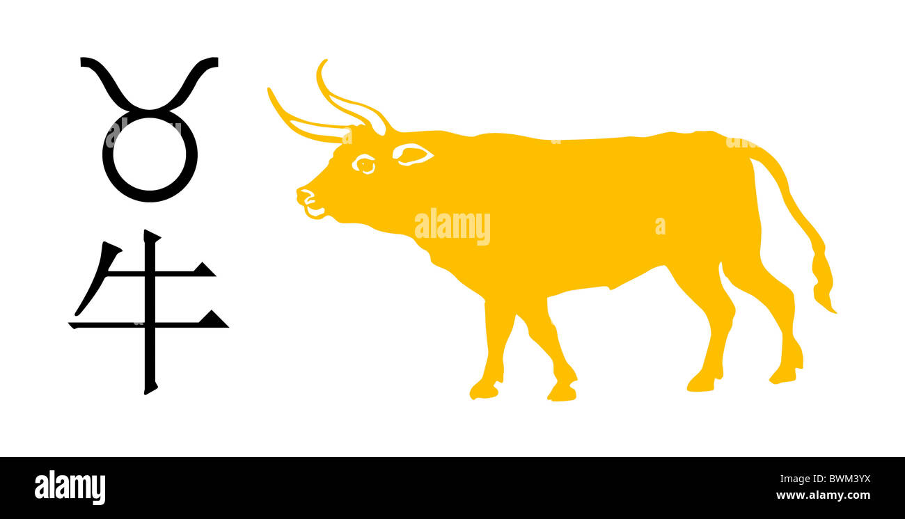 Vector illustration du signe du zodiaque Banque D'Images