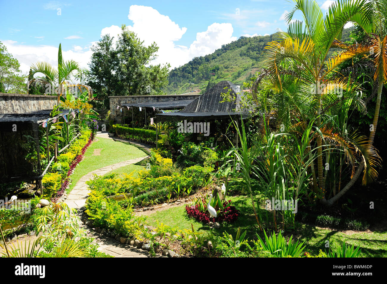 Jardin de Bornéo - Kundasang War Memorial Banque D'Images