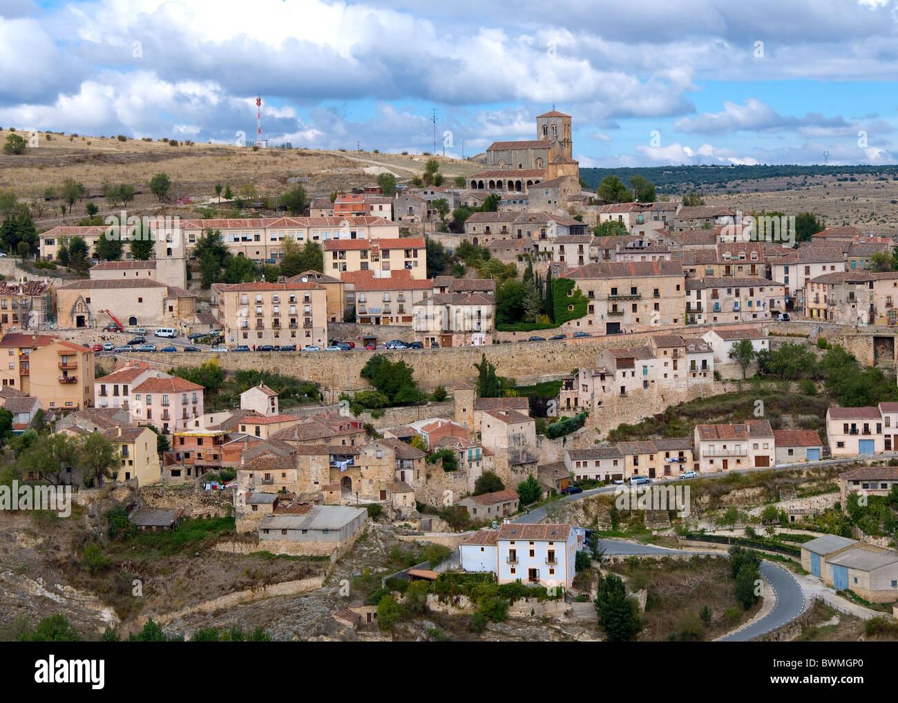 Sepulveda, Segovia, Castilla y Leon, Espagne Banque D'Images