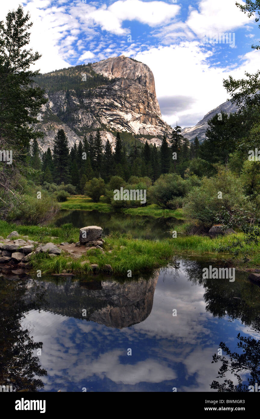 Mirror Lake, Yosemite National Park, California USA Banque D'Images