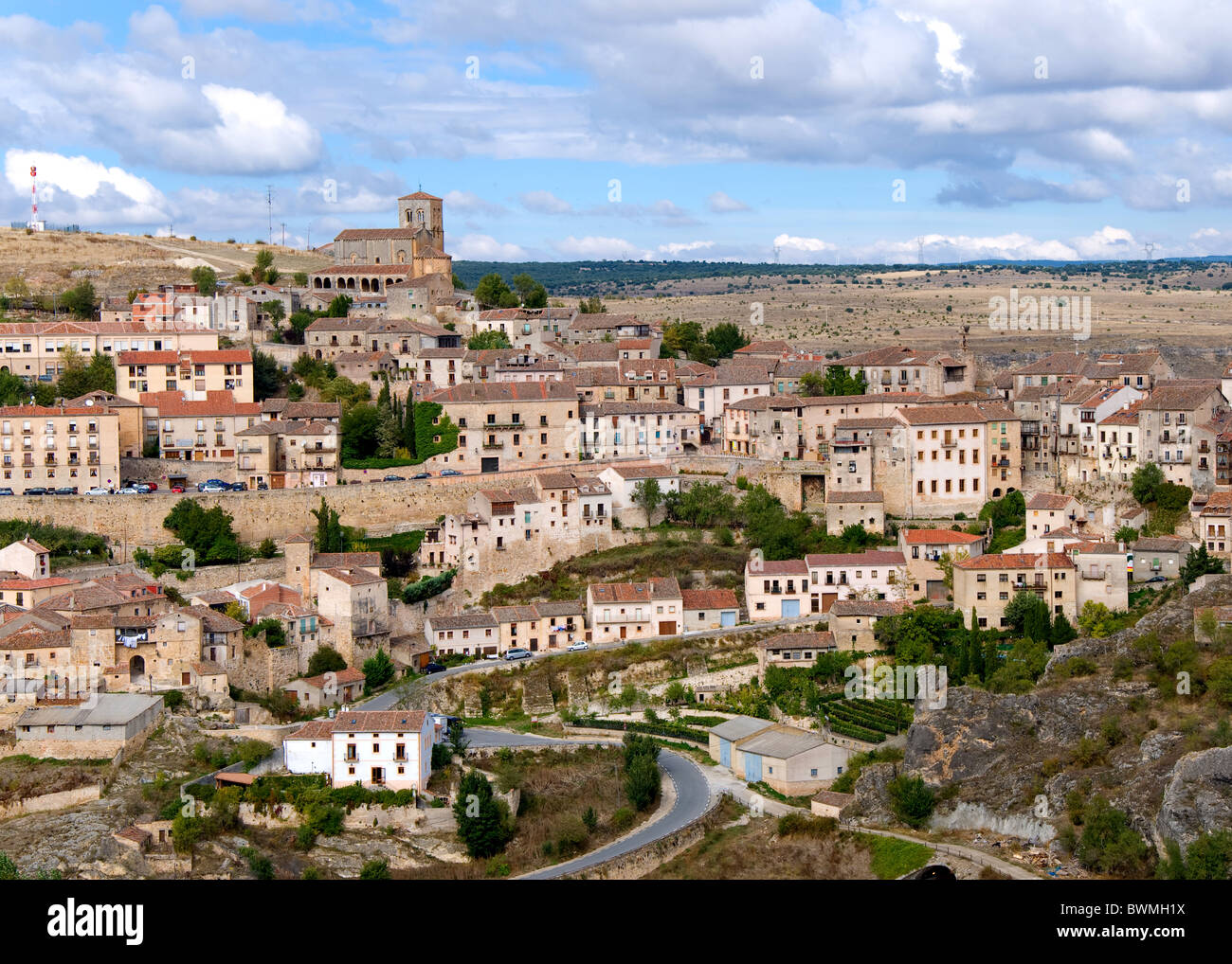 Sepulveda, Segovia, Castilla y Leon, Espagne Banque D'Images