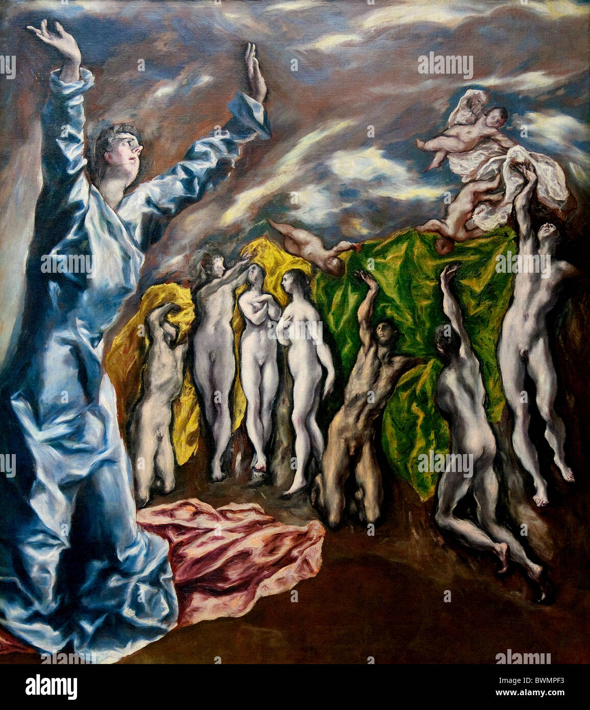 La Vision de Saint John, 1608-14, El Greco Banque D'Images