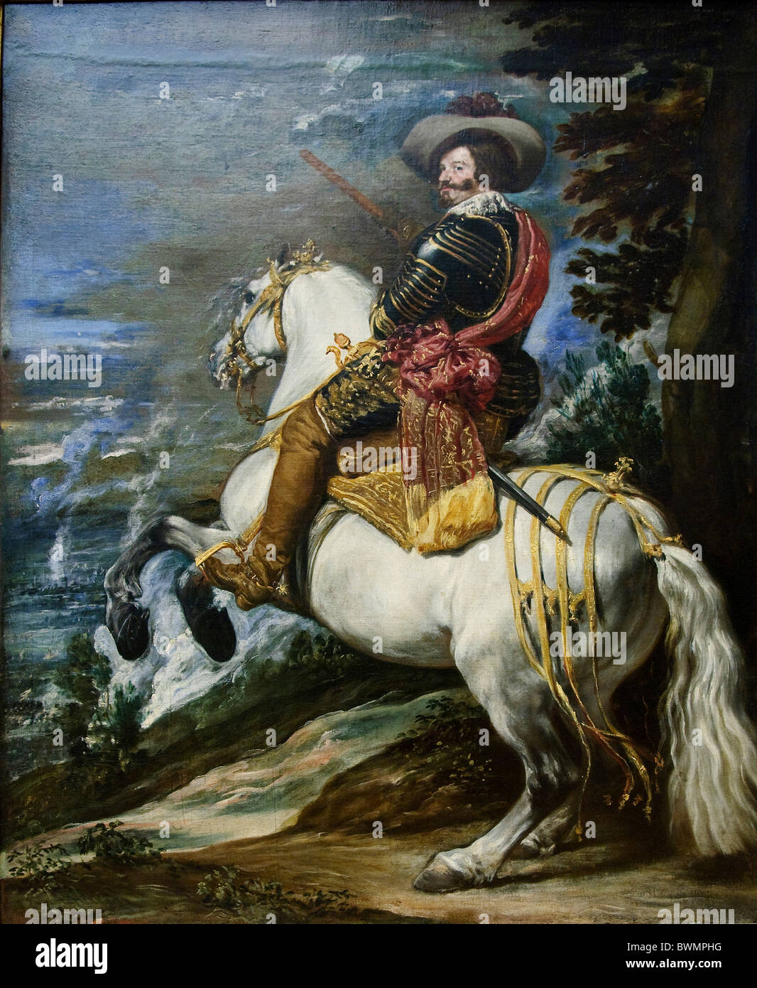 Don Gaspar de Guzmán, 1587-1645 Count-Duke de Olivares, par Diego Rodríguez de Silva y Velázquez Banque D'Images
