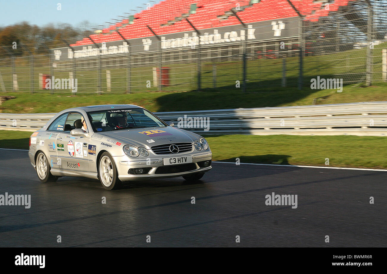 Merc à Brands Hatch Banque D'Images