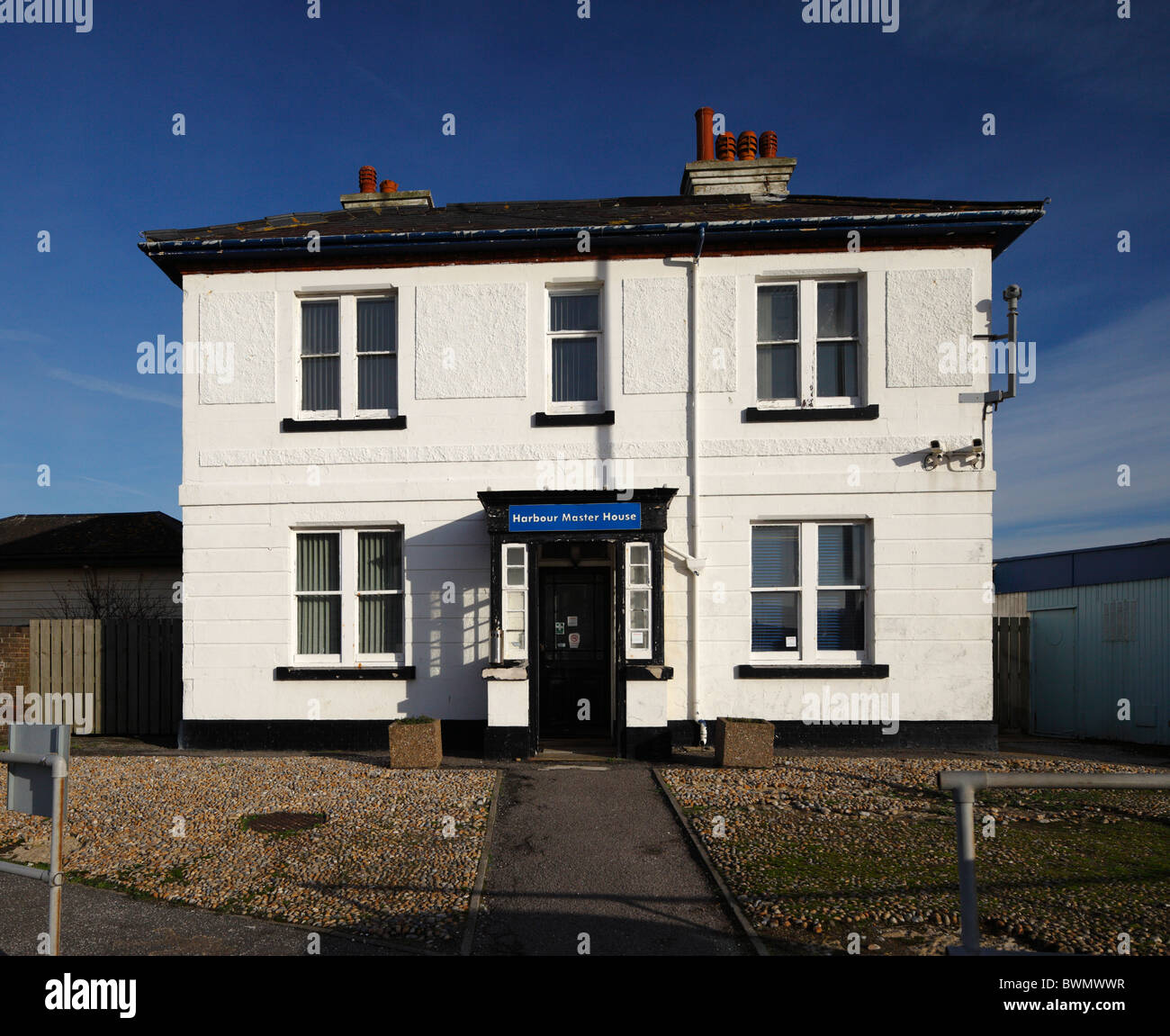 L'Harbour Masters House, Folkestone. Banque D'Images