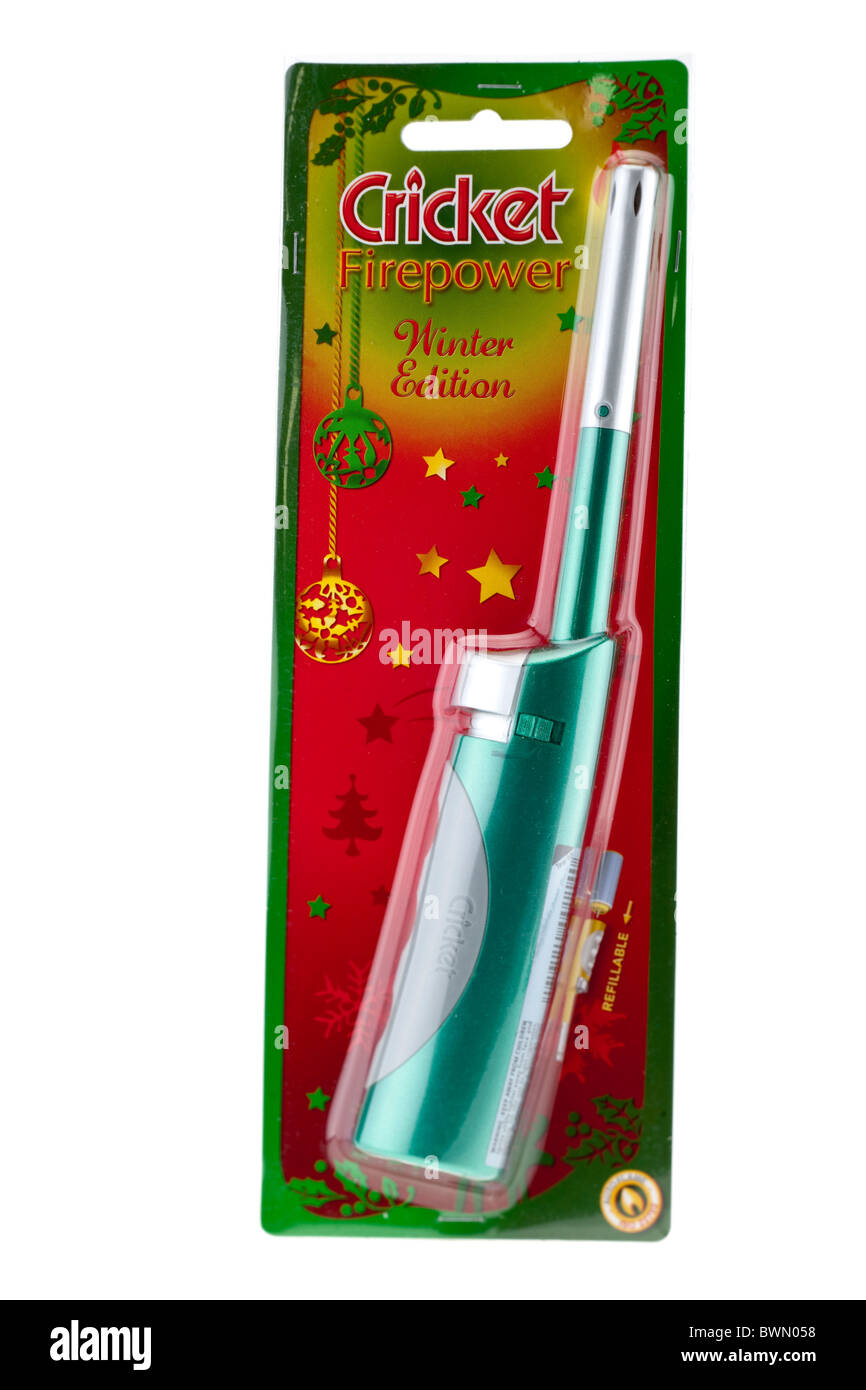 Cricket scellés brûleur à gaz rechargeables de marque spark Banque D'Images