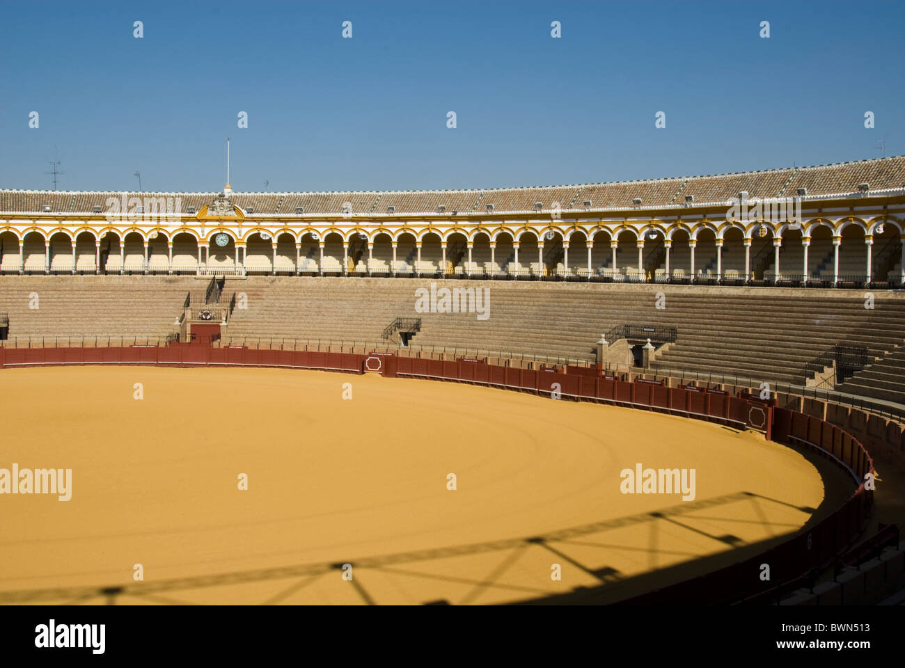 Arènes de Séville Andalousie Espagne Banque D'Images