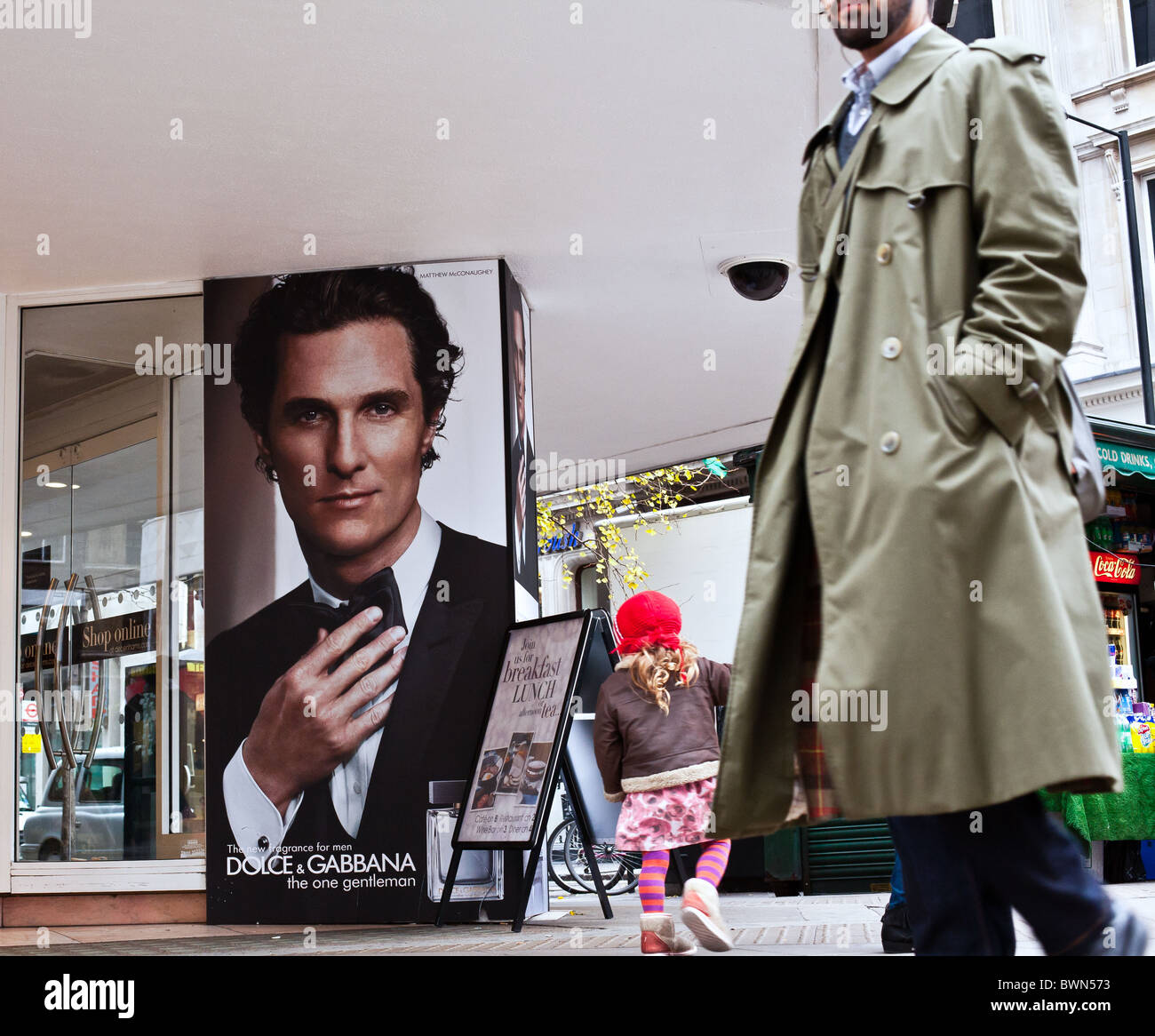 Les gens d'Oxford Street, Londres Banque D'Images